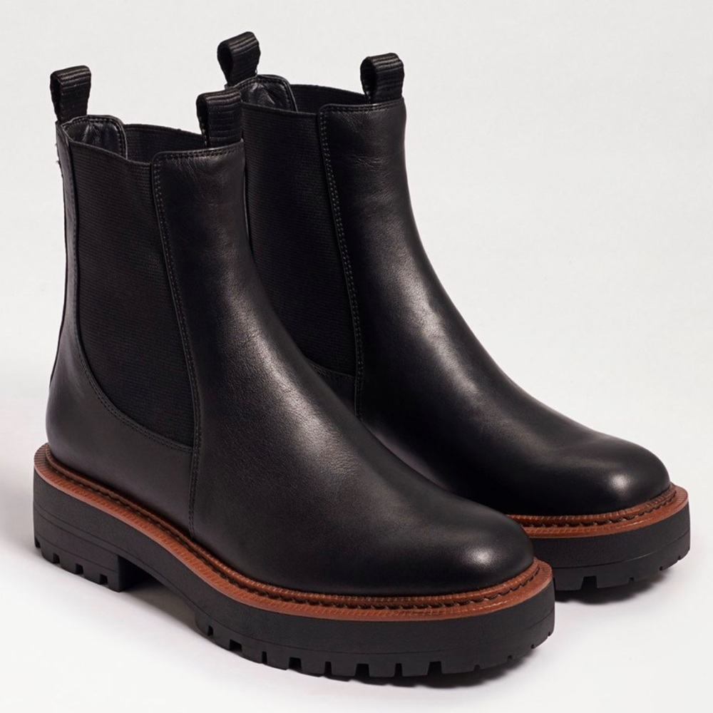 Sam Edelman Laguna Chelsea Boot - Black Leather